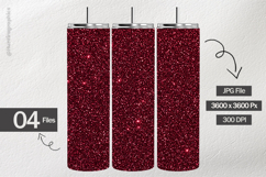 Elegant Red Glitter Digital Papers - 04 Variations Product Image 2