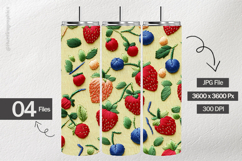 Strawberry Digital Papers - 04 Variations Product Image 2