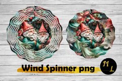 Gnomes Wind Spinner sublimation,3d Christmas Wind Spinner Product Image 1