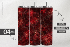 Red Marbel Digital Papers - 04 Variations Product Image 2