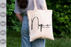 Nope Not Today Funny Quote SVG Design Product Image 3