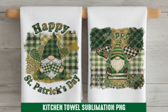 Happy St. Patrick's- Kitchen Towel Sublimation, Kitchen Towe Product Image 1