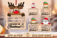 Money Holder Ornament Laser Cut Files Product Image 1