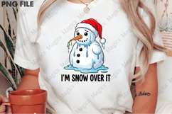Snowman Sublimation Funny Christmas PNG Product Image 2