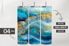 Turquoise Agate Digital Papers - 04 Variations Product Image 2