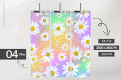 Daisy Flower Digital Papers - 04 Variations Product Image 2