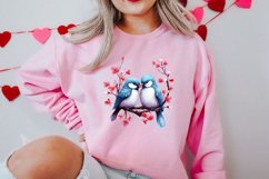 Breeds of Valentine Kissing Birds Bundle, Birds Clipart Product Image 5