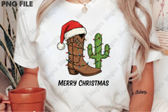 Western Merry Christmas Sublimation PNG Product Image 2