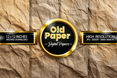 Old Paper Digital Papers - 04 Variations Product Image 1