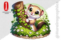 Cute Ferret Clipart - PNG File Product Image 2