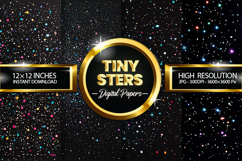 Tiny Stars Digital Papers - 04 Variations Product Image 1