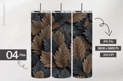 Leaf Texture Digital Papers - 04 Variation Product Image 2