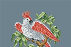 Vintage Cross Stitch White parrot 2 Product Image 6