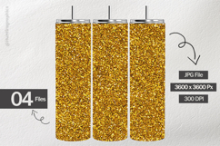 Gold Glitter Digital Papers - 04 Variations Product Image 2