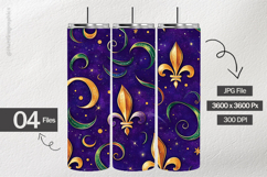 Festive Swirls Digital Papers - 04 Variations Product Image 2