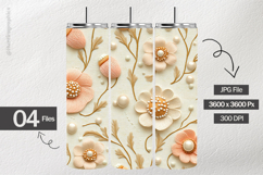 Flower Patches Digital Papers - 04 Variations Product Image 2