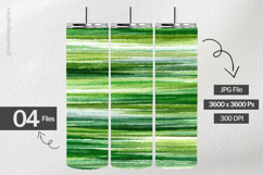 Green Stripe Digital Papers - 04 Variations Product Image 2