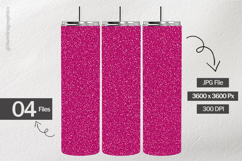 Vibrant Pink Glitters Digital Papers - 04 Variations Product Image 2