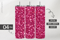 Chunky Pink Digital Papers - 04 Variations Product Image 2