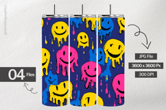 Dripping Face Digital Papers - 04 Variations Product Image 2