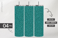 Aqua Glitter Digital Papers - 04 Variations Product Image 2