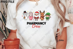 Pharmacy Crew Christmas Sublimation PNG Product Image 2