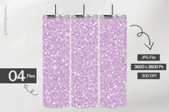 Soft Pink Glitter Digital Papers - 04 Variations Product Image 2