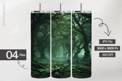 Gothic Forest Digital Papers - 04 Variations Product Image 2