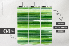 Green Stripe Digital Papers - 04 Variations Product Image 2