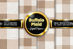 Buffalo Plaid Digital Papers - 04 Variations Product Image 1