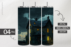 Horror House Digital Papers - 04 Variations Product Image 2