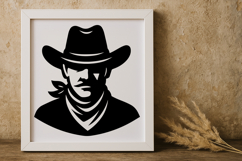 Cowboy Silhouette SVG Product Image 1