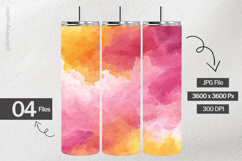 Water Colour Digital Papers - 04 Variations Product Image 2