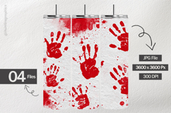 Handprint Digital Papers - 04 Variations Product Image 2