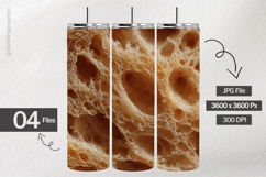 Bread Texture Digital Papers - 04 Variations Product Image 2