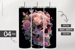 Skull Digital Papers - 04 Variations Product Image 2