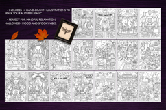 Gothic Halloween Carnival Coloring pages, Creepy Cute PDF Product Image 2