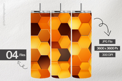 Honeycomb Pattern Digital Papers - 04 Variations Product Image 2