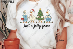 Just a Jolly Goose Christmas Sublimation Product Image 2