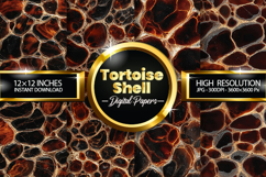 Tortoise Shell Digital Papers - 04 Variations Product Image 1