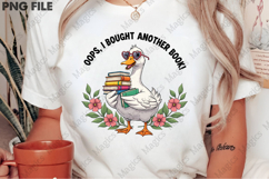 Oops I Bought Another Book Png T-shirt Product Image 2