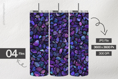 Pebbled Amethyst Digital Papers - 04 Variations Product Image 2