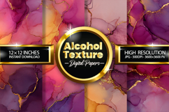 Alcohol Texture Digital Papers - 04 Variation Product Image 1