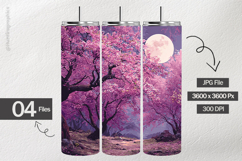 Cherry Blossom Digital Papers - 04 Variations Product Image 2