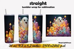 Halloween Ghost tumbler sublimation,Halloween tumbler Product Image 1
