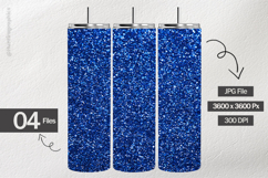 Blue Glitter Digital Papers - 04 Variations Product Image 2