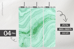 Mint Glow Digital Papers - 04 Variations Product Image 2