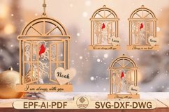 Personalized Memorial Ornament Svg Product Image 1