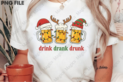 Christmas Beer Mug Sublimation Product Image 2