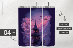 Necromancers Tower Digital Papers - 04 Variations Product Image 2